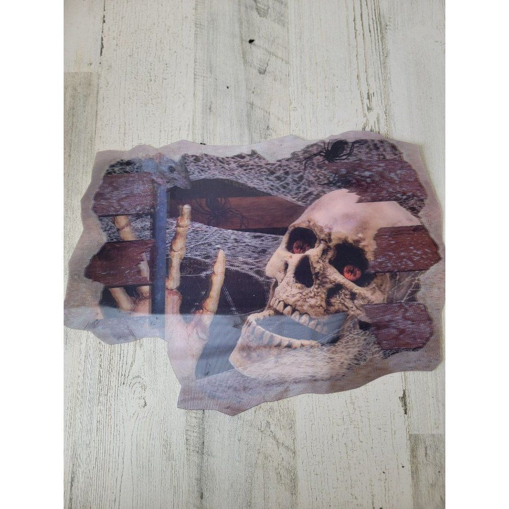 3D design skull rat Halloween scary decor
